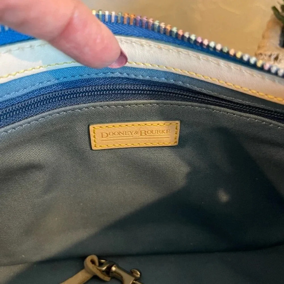 Dooney & Bourke Rainbow Zipper Shoulder Bag - Picture 12 of 14